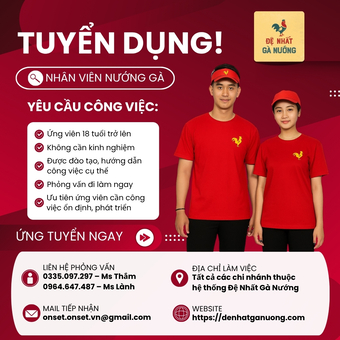 Poster tuyển dụng